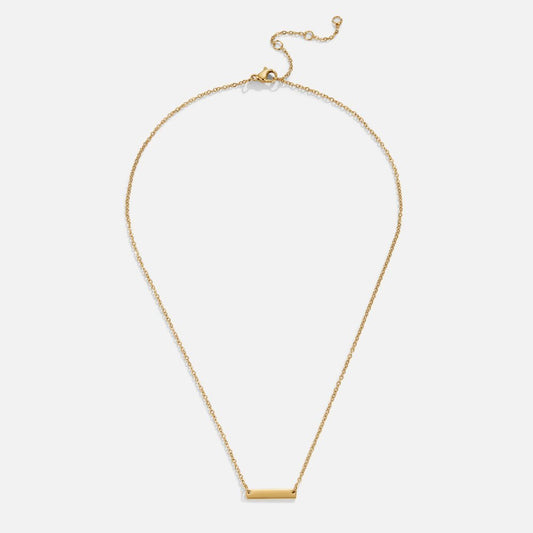 Rina Pendant Bar Necklace