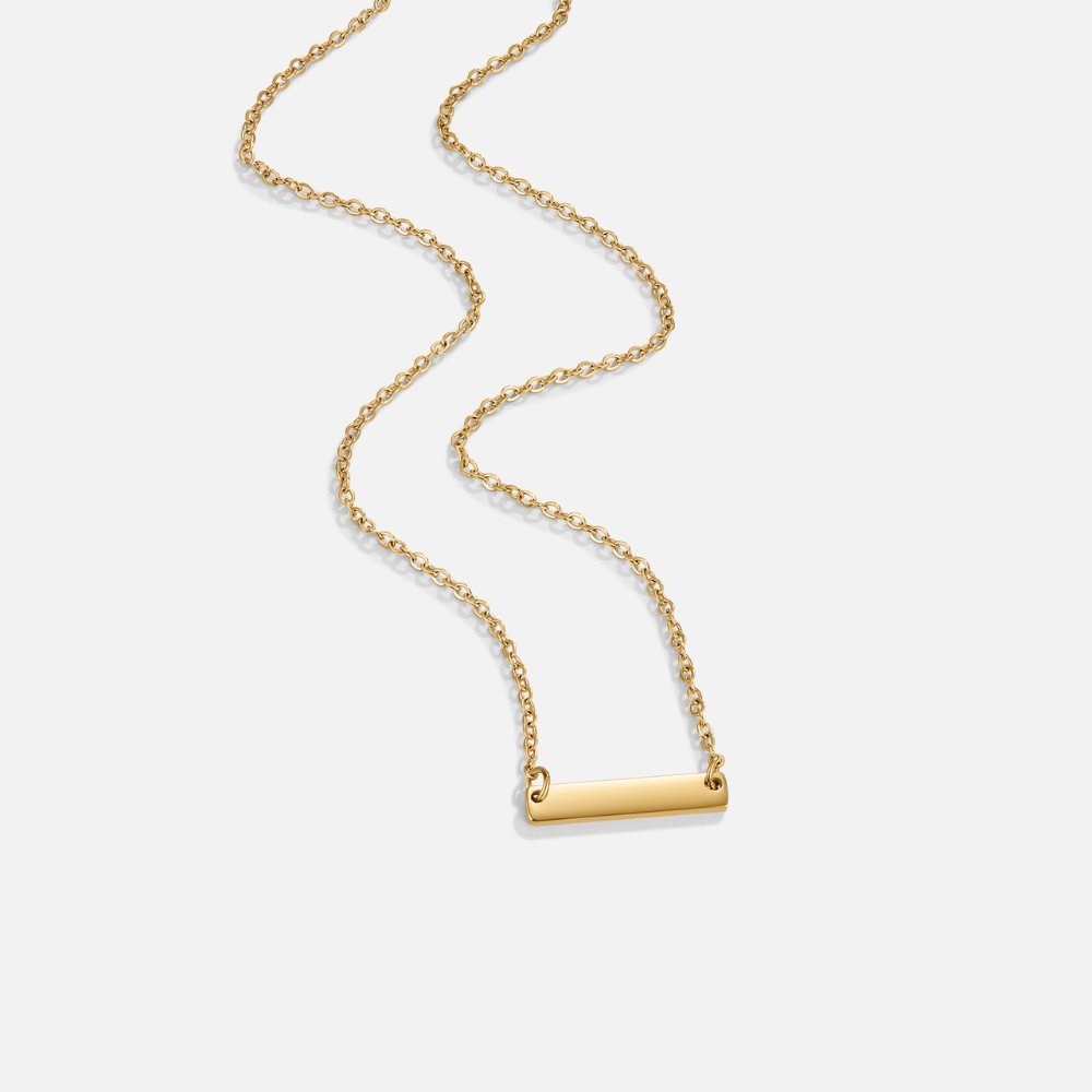Rina Pendant Bar Necklace