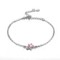 Rose Gold Paw Jewelry Set – 4 Pieces with Zirconia Heart (Ring, Necklace, Earrings, Bracelet)