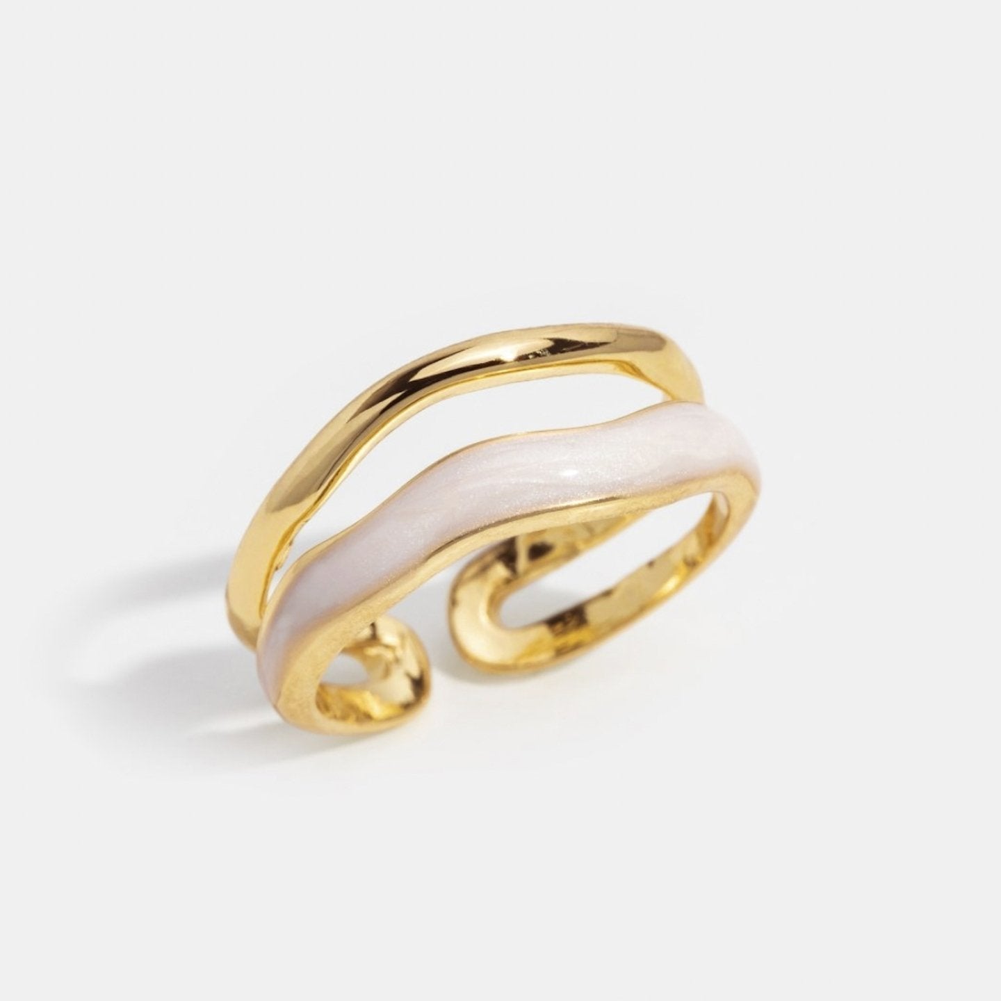 Sahara Gold Ring with Layers