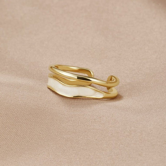 Sahara Gold Ring with Layers