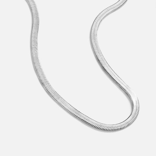 Sarya Sterling Silver Snake Chain Necklace