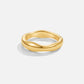 Set of Wave - Inspired Rings