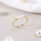Silva - Ring Adorned with Freshwater Pearls