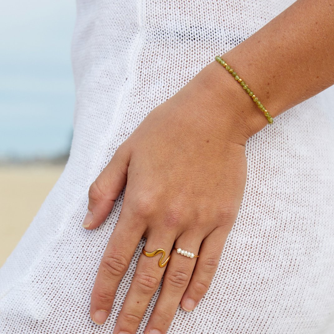 Silva - Ring Adorned with Freshwater Pearls