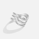Silver Kiya Layered Ring