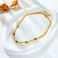 Sorella Gem Retro Double Layer Collar - Gold