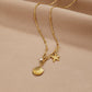 Starfish Pendant Necklace with Golden Shell