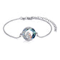 Sterling Silver Adjustable Dog Charm Bracelet