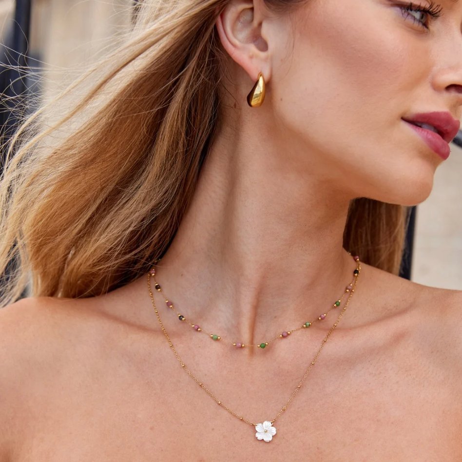 Stunning Floral Pendant Necklace