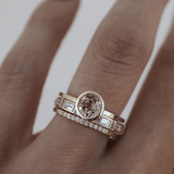 Susana - Gold Ring Set with Crystal Embellishments