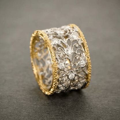 Teressa - Classic Ivy - Inspired Ring with Zircon