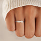 Timeless Silver Ring Adorned with Freshwater Pearls