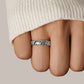 Twisted Infinity Silver Ring by Calira