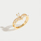 Valeria - Exquisite Crystal Elegance Ring