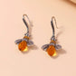 Vintage Bee Necklace & Earrings Set