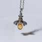 Vintage Bee Necklace & Earrings Set