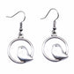 Vintage Bird Charm Drop Earrings – Handmade Boho Jewelry