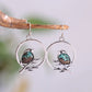 Vintage Bird on Branch Earrings – Symbol of Freedom & Serenity